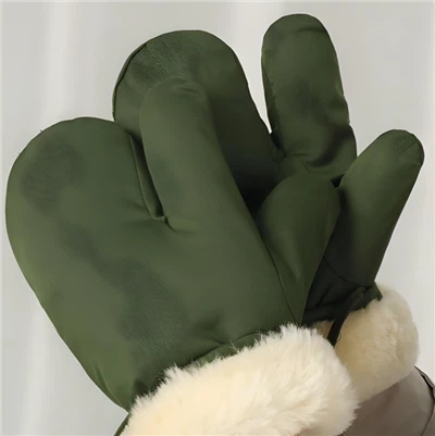 Varme cykelhandsker med tre fingre